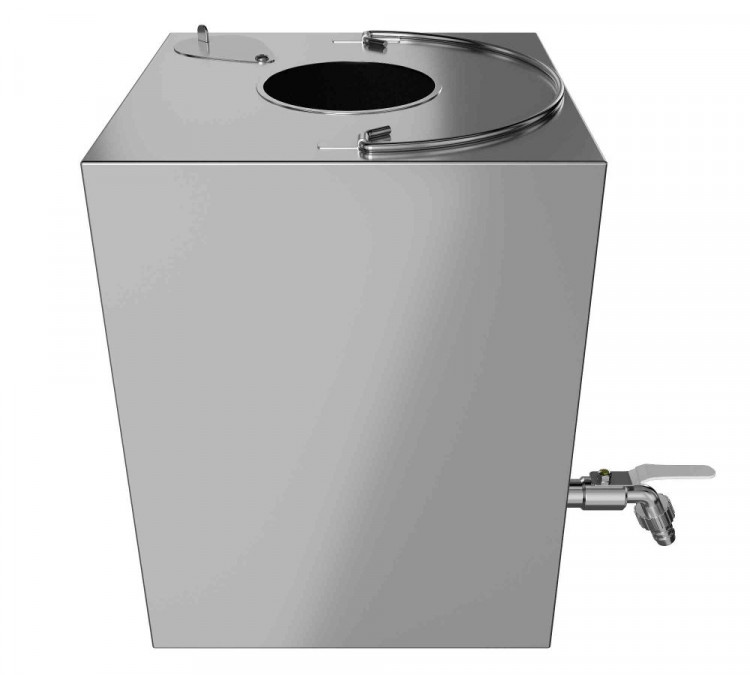 Бак для воды INTENT 4 литра D65 мм квадратный