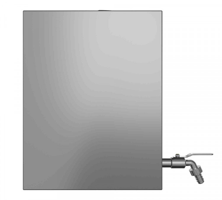 Бак для воды INTENT 4 литра D65 мм квадратный