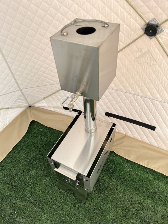 Бак для воды INTENT 4 литра D65 мм квадратный