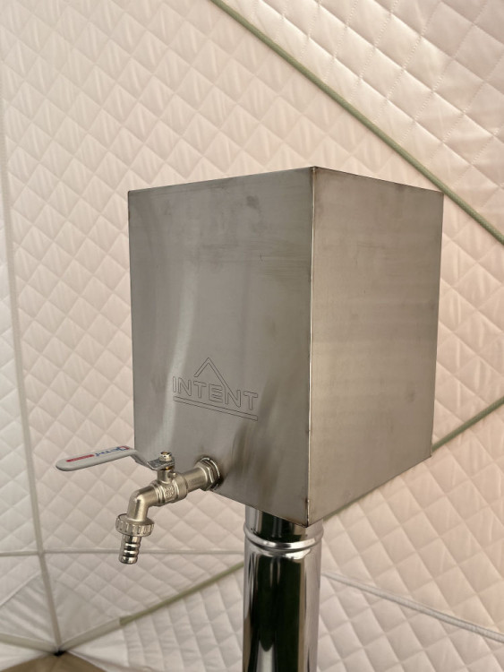 Бак для воды INTENT 4 литра D65 мм квадратный