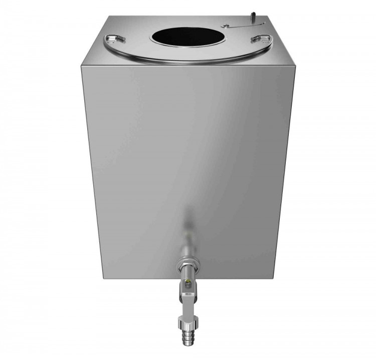 Бак для воды INTENT 12 литров D90 мм квадратный