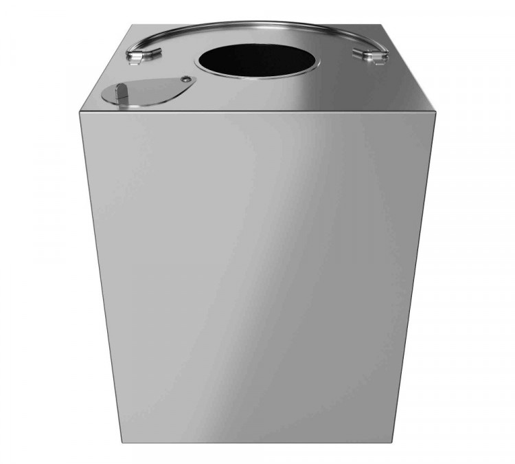 Бак для воды INTENT 12 литров D90 мм квадратный