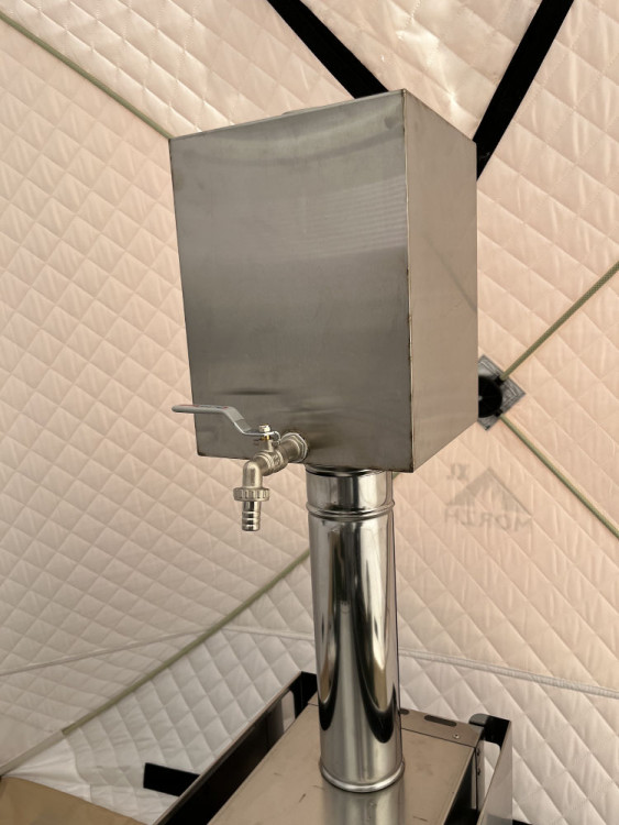 Бак для воды INTENT 12 литров D90 мм квадратный