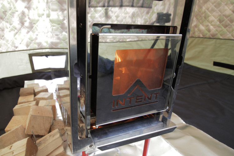 Стеклянная дверца для печи Intent 