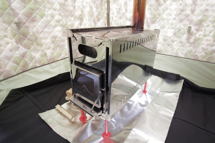 Стеклянная дверца для печи Intent 