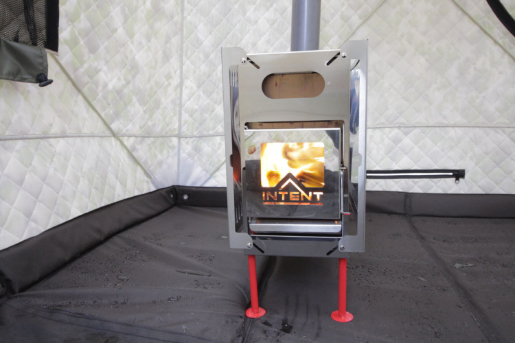 Стеклянная дверца для печи Intent 